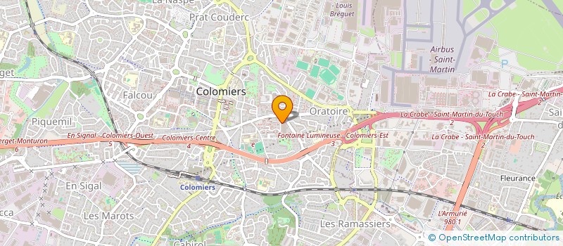 localisation de l'entreprise SCI DE CERDAGNE à COLOMIERS