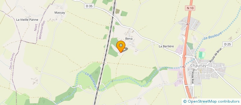 localisation de l'entreprise SCI DE CERNE  CHAUNAY