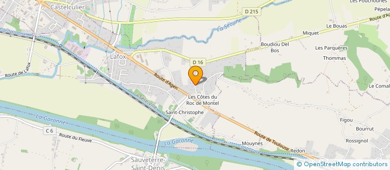 localisation de l'entreprise SCI DE CESSAC  LAFOX