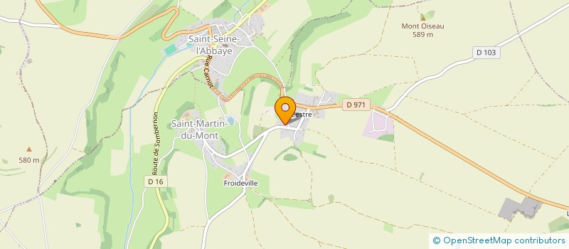 localisation de l'entreprise SCI DE CESTRES EN CHAMP ROND  SAINT-MARTIN-DU-MONT