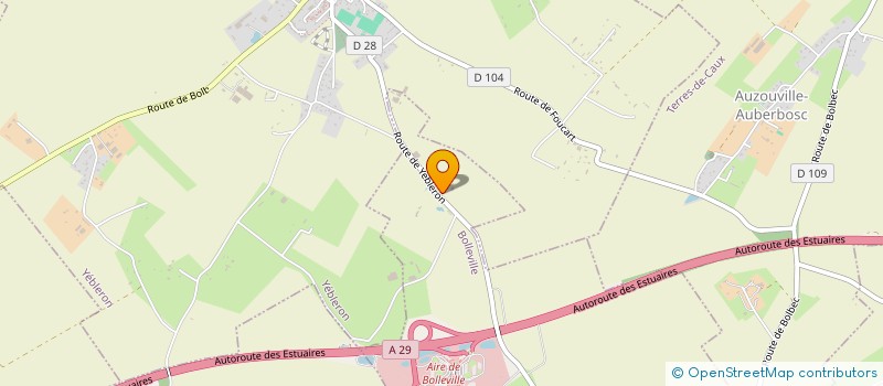 localisation de l'entreprise SCI DE CEV  BOLLEVILLE