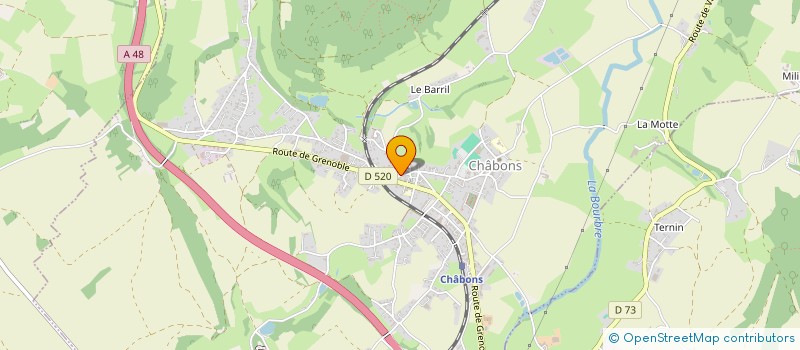 localisation de l'entreprise SCI DE CHABONS  CHABONS
