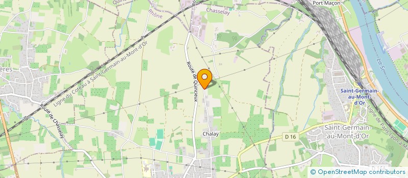 localisation de l'entreprise SCI DE CHALAY  CHASSELAY