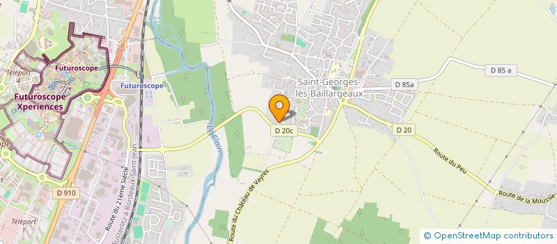 localisation de l'entreprise SCI DE CHALEMBERT  SAINT-GEORGES-LES-BAILLARGEAUX