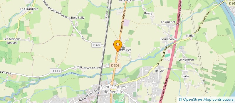 localisation de l'entreprise SCI DE CHALIEU  SAINT-GEORGES-DE-RENEINS