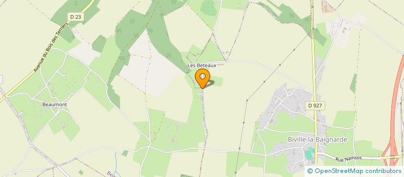 localisation de l'entreprise SCI DE CHAMBERTIN  BIVILLE-LA-BAIGNARDE