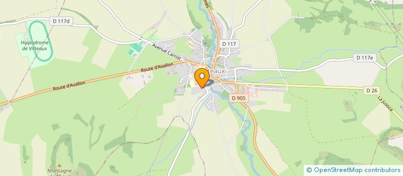 localisation de l'entreprise SCI DE CHAMBRAGNY  VITTEAUX