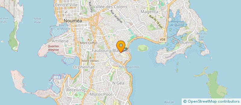 localisation de l'entreprise SCI DE CHAMBRUN à NOUMEA