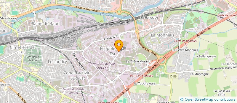 localisation de l'entreprise SCI DE CHAMFLEUR  CESSON-SEVIGNE