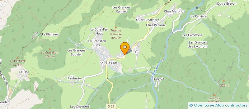 localisation de l'entreprise SCI DE CHAMP DE BELLEGARDE  VAILLY