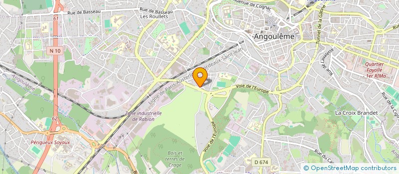 localisation de l'entreprise SCI DE CHAMP FLEURI à ANGOULEME