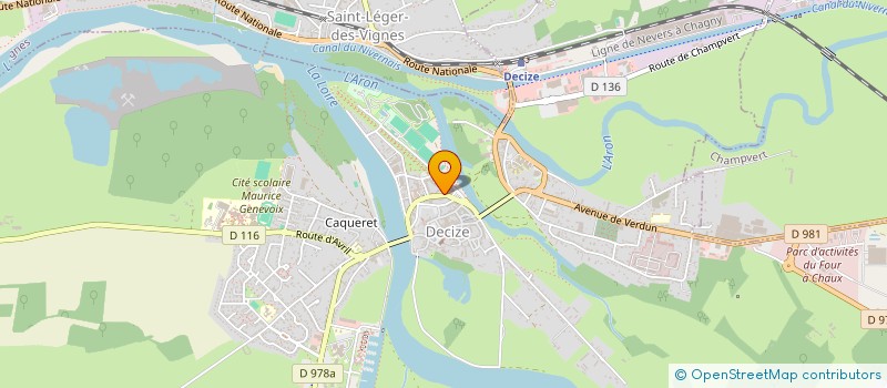 localisation de l'entreprise SCI DE CHAMP MONTE  DECIZE