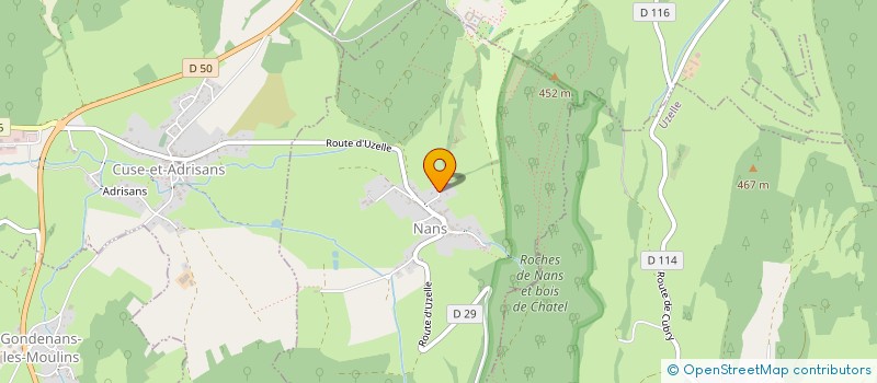 localisation de l'entreprise SCI DE CHAMP POTE  HUANNE MONTMARTIN