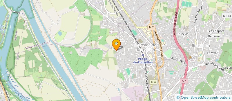 localisation de l'entreprise SCI DE CHAMPANAYTE  LE PEAGE-DE-ROUSSILLON