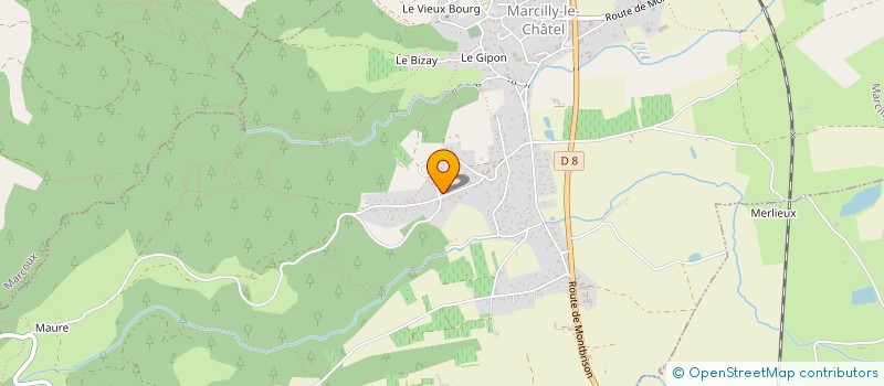 localisation de l'entreprise SCI DE CHAMPBAYARD  MARCILLY-LE-CHATEL