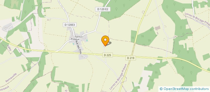 localisation de l'entreprise SCI DE CHAMPFOU  LORREZ LE BOCAGE PREAUX