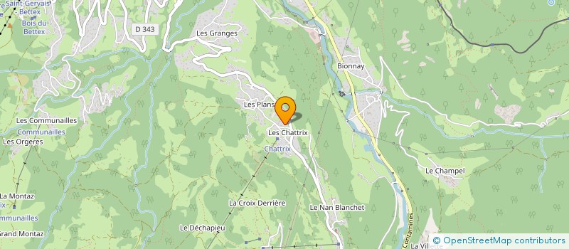 localisation de l'entreprise SCI DE CHAMPLAN  SAINT-GERVAIS-LES-BAINS