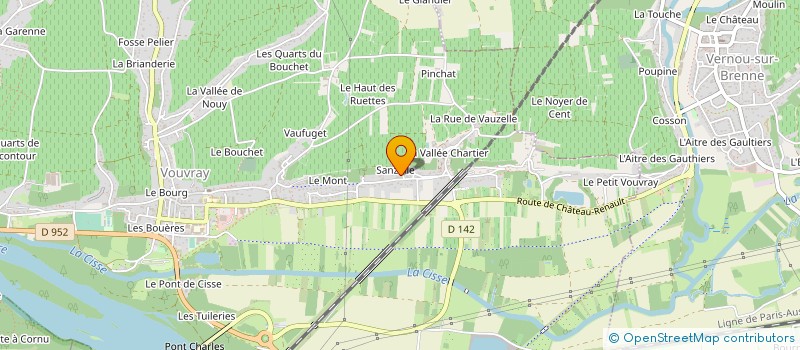 localisation de l'entreprise SCI DE CHAMPLAY à VOUVRAY
