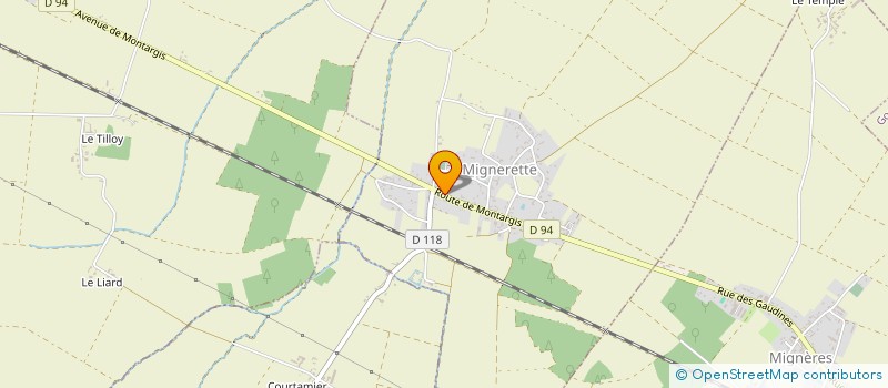 localisation de l'entreprise SCI DE CHAMPMOREAU à MIGNERETTE