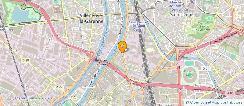 localisation de l'entreprise SCI DE CHAMPROSAY à SAINT-DENIS
