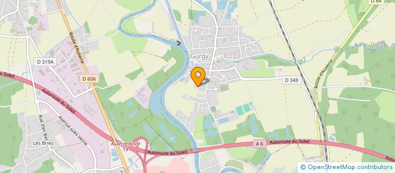 localisation de l'entreprise SCI DE CHANTE MERLE  GURGY