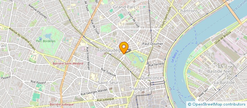 localisation de l'entreprise SCI DE CHANTECLER  BORDEAUX