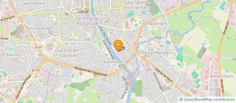 localisation de l'entreprise SCI DE CHANTELOU à LAVAL