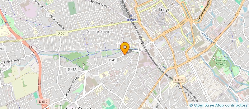 localisation de l'entreprise SCI DE CHANTELOUP  SAINT-ANDRE-LES-VERGERS