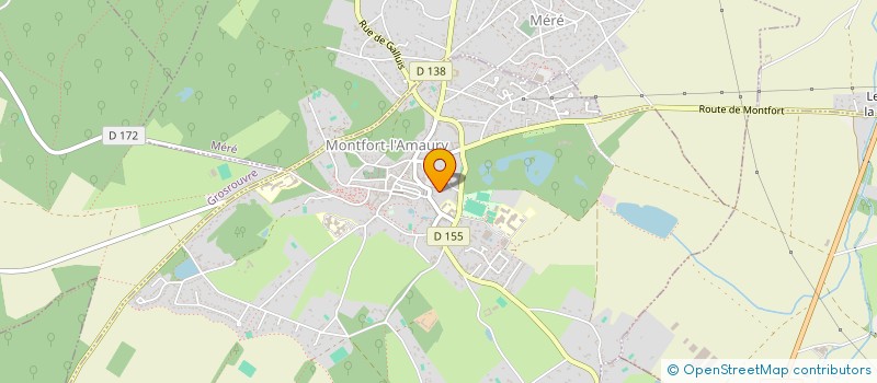 localisation de l'entreprise SCI DE CHANTERAINE  MONTFORT-L'AMAURY