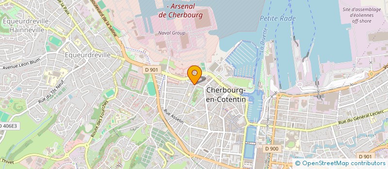 localisation de l'entreprise SCI DE CHANTEREYNE à CHERBOURG-EN-COTENTIN