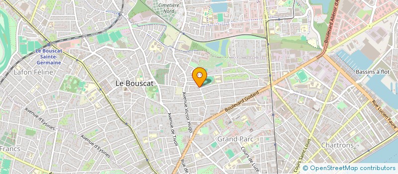 localisation de l'entreprise SCI DE CHANZY à LE BOUSCAT