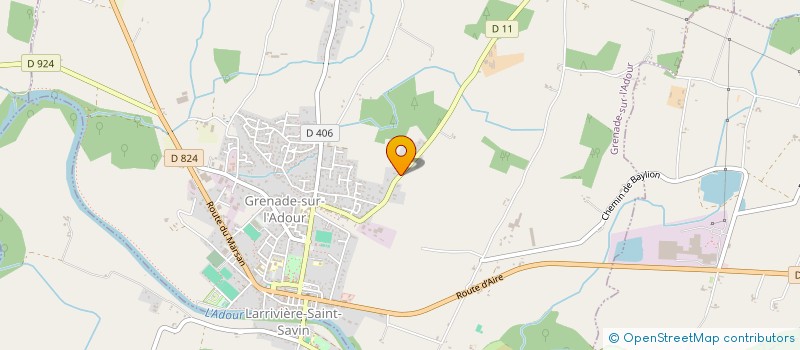 localisation de l'entreprise SCI DE CHAOUPET  GRENADE-SUR-L'ADOUR