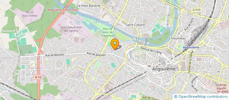 localisation de l'entreprise SCI DE CHARBONTIERE à ANGOULEME