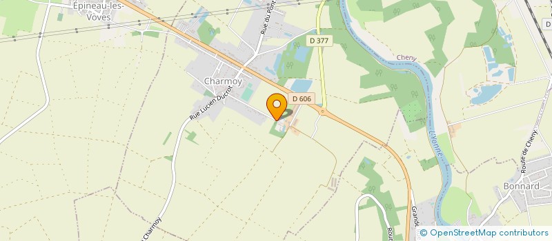 localisation de l'entreprise SCI DE CHARMEAU  CHARMOY