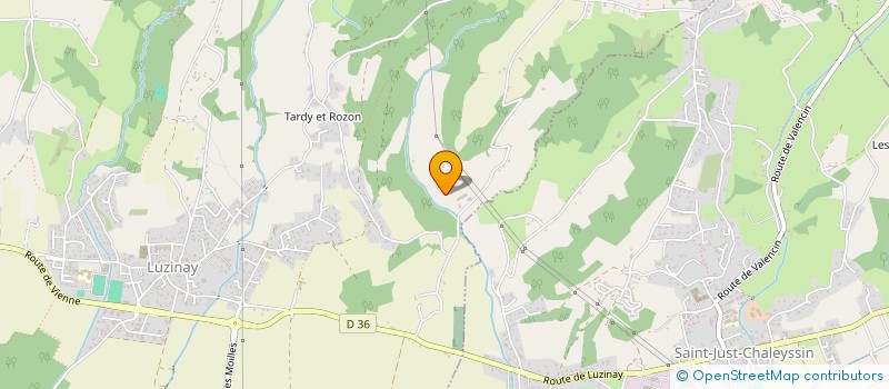 localisation de l'entreprise SCI DE CHARNAY  LUZINAY