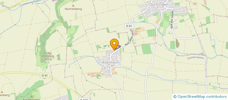 localisation de l'entreprise SCI DE CHASSE DU WITZBERG  SCHNERSHEIM