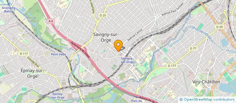 localisation de l'entreprise SCI DE CHATEAUFORT à SAVIGNY-SUR-ORGE