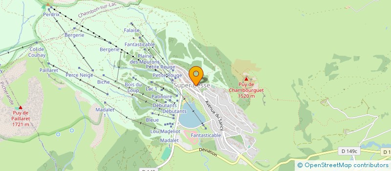 localisation de l'entreprise SCI DE CHATEAUROUX à BESSE-ET-SAINT-ANASTAISE