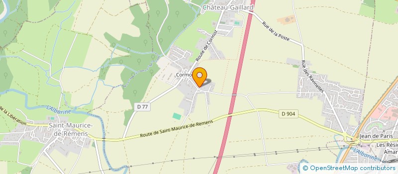 localisation de l'entreprise SCI DE CHATELAND  AMBERIEU-EN-BUGEY