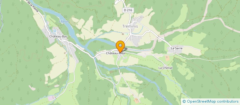 localisation de l'entreprise SCI DE CHATELET  TREMINIS