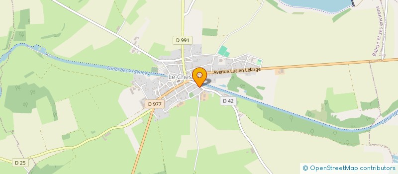 localisation de l'entreprise SCI DE CHATILLON  BAIRON ET SES ENVIRONS