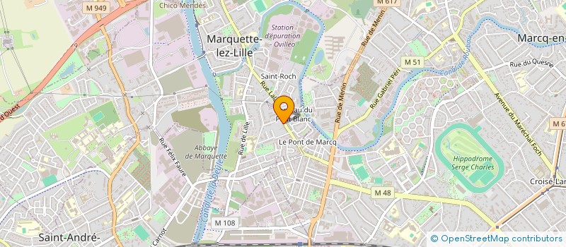 localisation de l'entreprise SCI DE CHATUZE  MARQUETTE-LEZ-LILLE