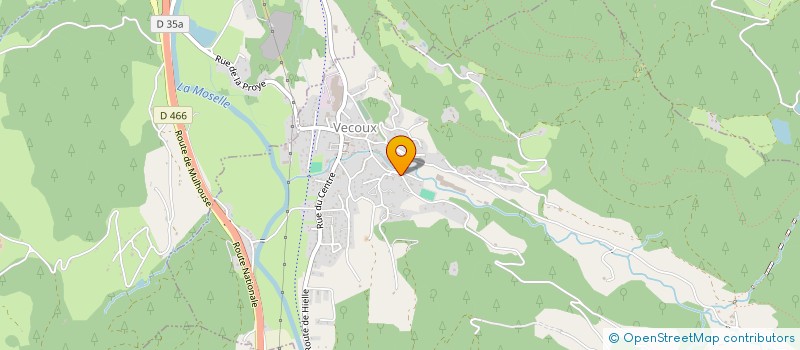 localisation de l'entreprise SCI DE CHAUDEFONTAINE  VECOUX