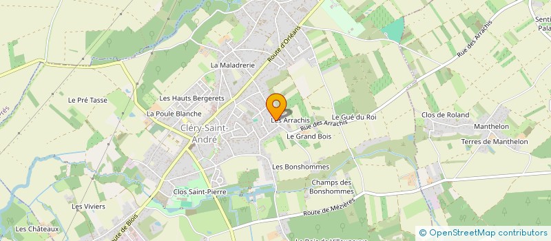 localisation de l'entreprise SCI DE CHAUMET à CLERY-SAINT-ANDRE
