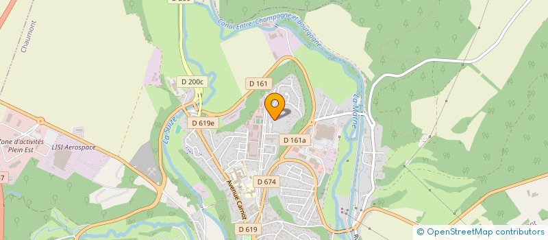 localisation de l'entreprise SCI DE CHAUMONT LE BOIS à CHAUMONT