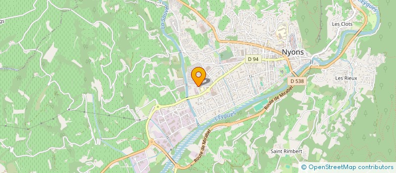 localisation de l'entreprise SCI DE CHAUSAN  NYONS