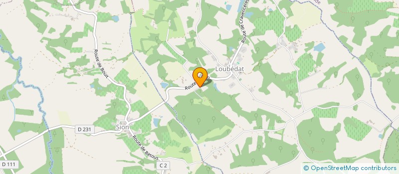 localisation de l'entreprise SCI DE CHAUVIN  SORBETS