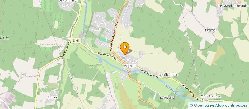 localisation de l'entreprise SCI DE CHAVERRUT à VŒUIL-ET-GIGET