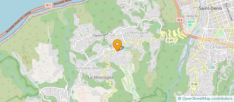 localisation de l'entreprise SCI DE CHAVIERE à SAINT-DENIS