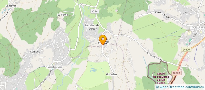 localisation de l'entreprise SCI DE CHAZAUT à SAVAS